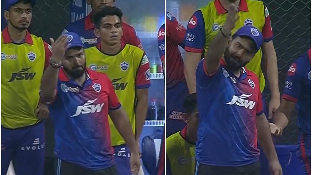 Rishabh Pant leads a protest and asks batters to leave the game because of the no-ball controversy.