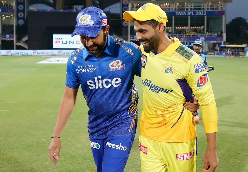 Rohit and Ravindra had a great banter during the IPL 2022.