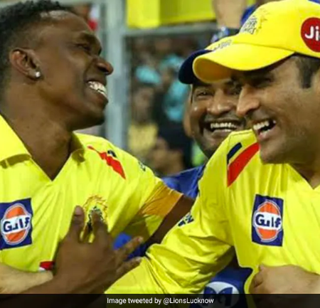 MS Dhoni’s Hilarious Dig At Dwayne Bravo During CSK vs DC IPL 2022 Clash