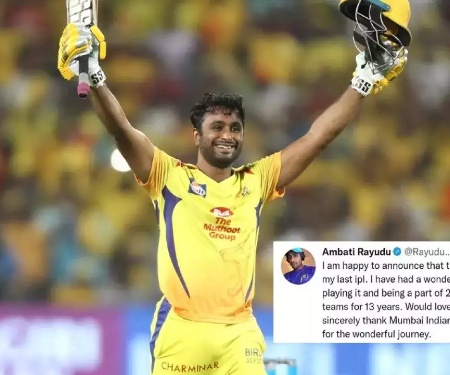 “Not Retiring,” says CSK CEO after Ambati Rayudu deletes his “This Will Be My Last IPL” tweet.