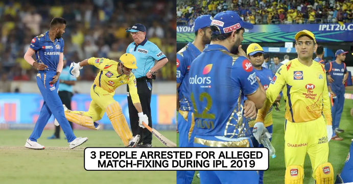 The BCCI welcomes the arrest of suspects in the alleged fixing of IPL matches.