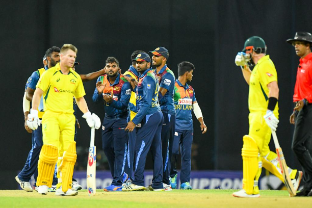 Sri Lanka was fined 40% of the match fee for maintaining a slow over-rate in the second T20I against Australia.