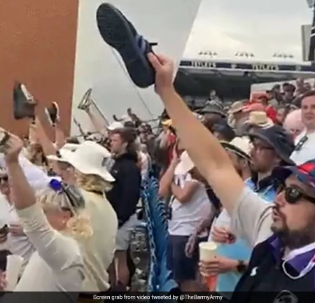 The Barmy Army Celebrates England’s Star’s Ton in the Third Test Against New Zealand in a Unique Way