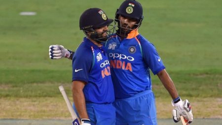 Shikhar Dhawan and Rohit Sharma are poised to join Ganguly and Tendulkar on the elite list.