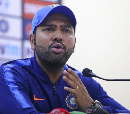 ‘I don’t agree that we played conservative cricket,’ Rohit Sharma says of India’s T20 World Cup performance in 2021.