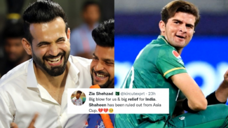 Irfan Pathan’s Reaction to Pakistan Great’s “Big Relief For India” Tweet