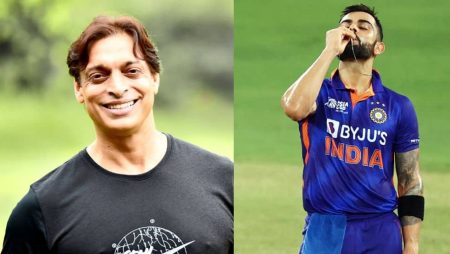 “Kohli may retire from T20Is after the World Cup” says Shoaib Akhtar.