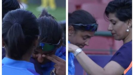 Anjum Chopra’s touching gesture brings skipper Harmanpreet Kaur to tears.