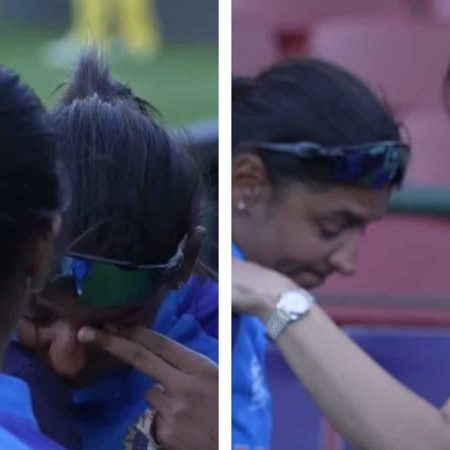 Anjum Chopra’s touching gesture brings skipper Harmanpreet Kaur to tears.