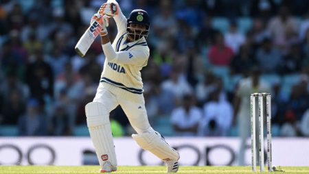 Ravindra Jadeja falls short of a half-century