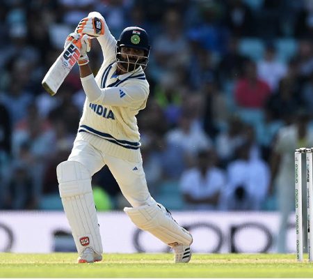 Ravindra Jadeja falls short of a half-century