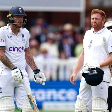 Ben Stokes reacts to controversial Bairstow dismissal