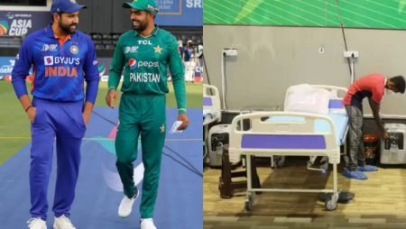 Fans book hospital beds as hotel prices soar before of the India-Pakistan match in Ahmedabad.