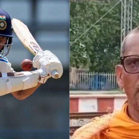 Yashasvi Jaiswal’s father describes an emotional talk with his son after his maiden Test ton.