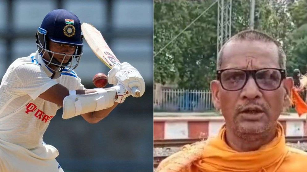 Yashasvi Jaiswal’s father describes an emotional talk with his son after his maiden Test ton.