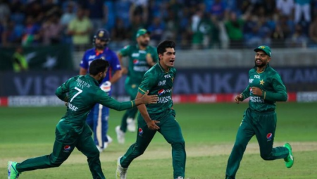 Babar Azam teases Naseem Shah’s absence from the ODI World Cup early on.