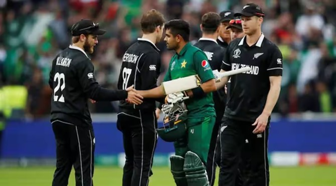 There were no spectators in Hyderabad for the warm-up game between Pakistan and New Zealand.