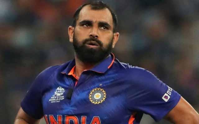 Mohammed Shami blasts Mitchell Marsh for placing his leg on the World Cup trophy.