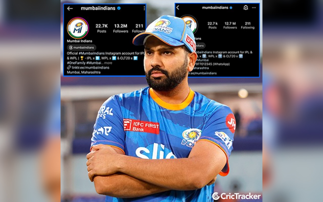 MI lose 4.5 lakh Instagram followers after removing Rohit Sharma as captain