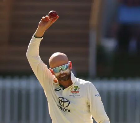 Nathan Lyon thinks about his 500th Test wicket.