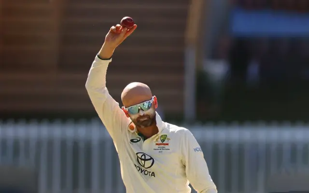 Nathan Lyon thinks about his 500th Test wicket.