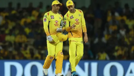 Faf du Plessis recalls playing under MS Dhoni for the Chennai Super Kings.