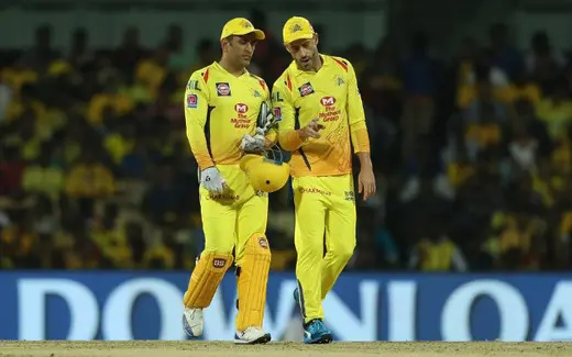 Faf du Plessis recalls playing under MS Dhoni for the Chennai Super Kings.