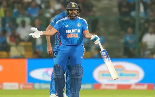 Why was Rohit Sharma permitted to bat in the second super over after retiring hurt?