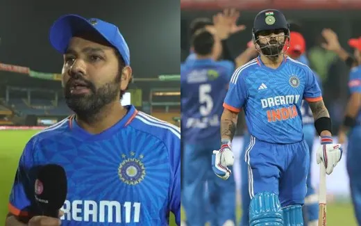 Rohit Sharma reflects on Virat Kohli’s duck in dramatic 3rd T20I