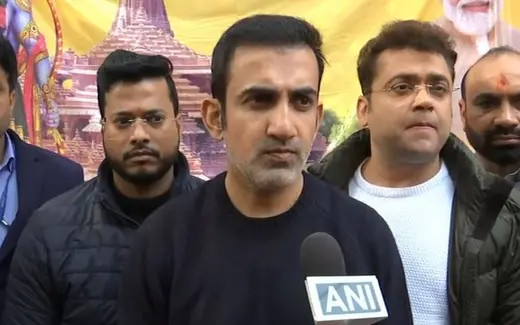 Gautam Gambhir offers sarees to sex workers on the occasion of Ram Mandir consecration.