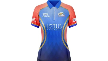 Mumbai Indians unveiled an Indian peacock-inspired jersey