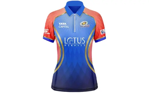 Mumbai Indians unveiled an Indian peacock-inspired jersey