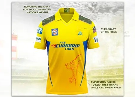 Chennai Super Kings unveil jersey for IPL 2024